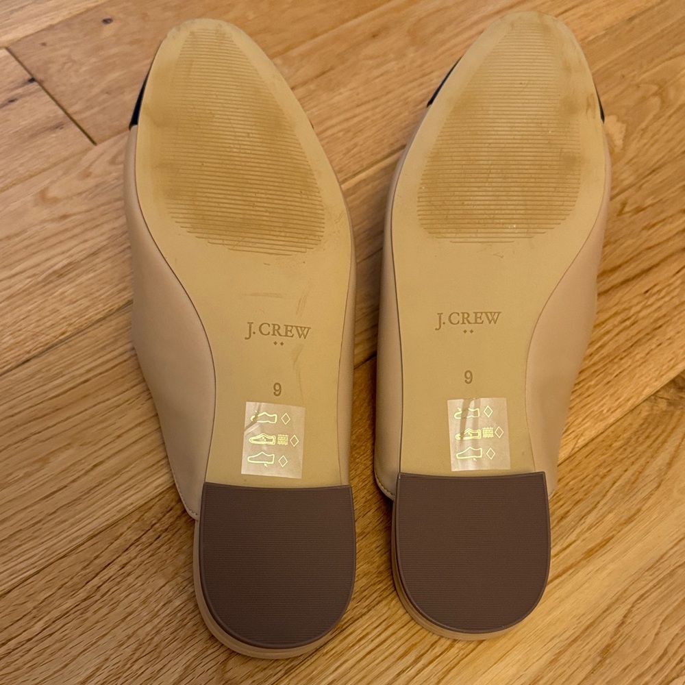 J. Crew Beige and Black Bow Flats - Picture 5 of 6